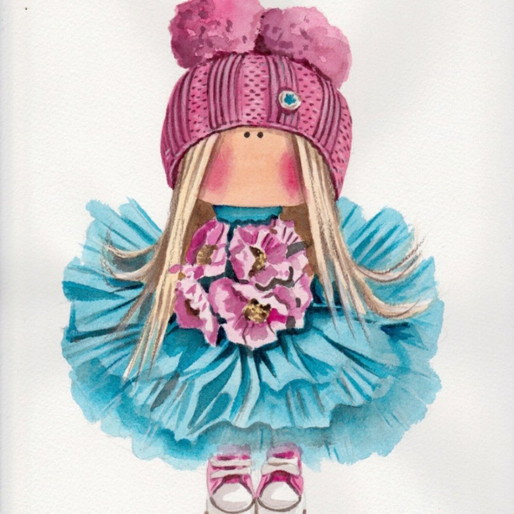 Карина Ясинова иллюстрации куклы
