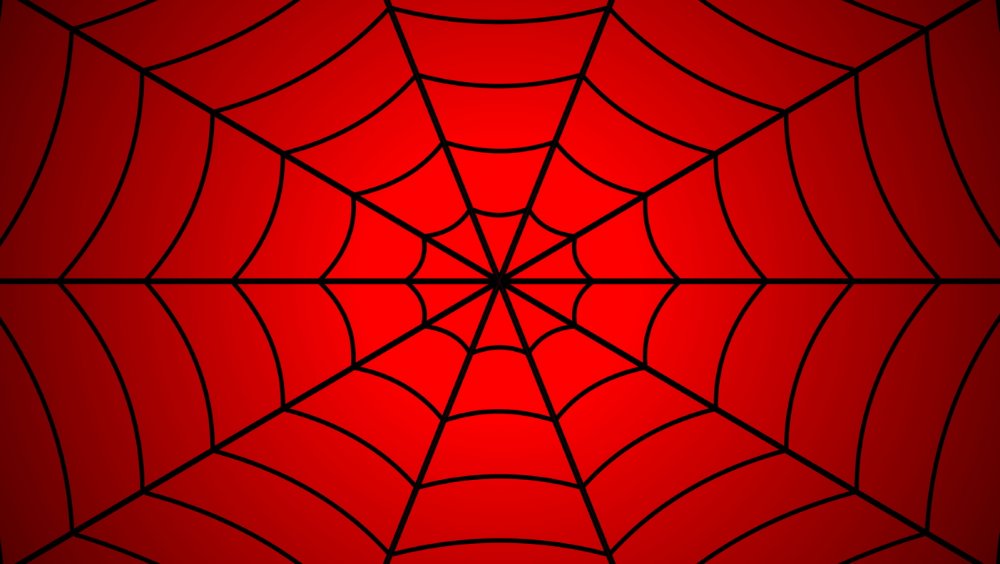 Фон паутина человека паука