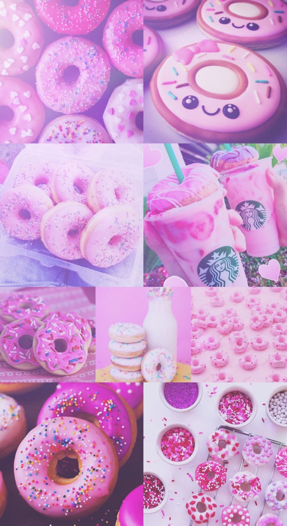 Пончик розовый