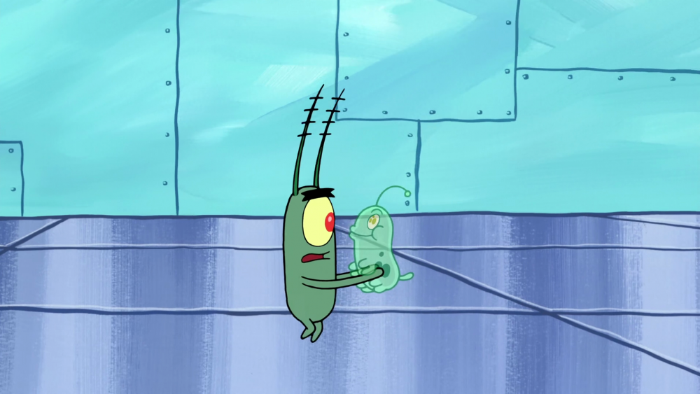Губка Боб Патрик и планктон