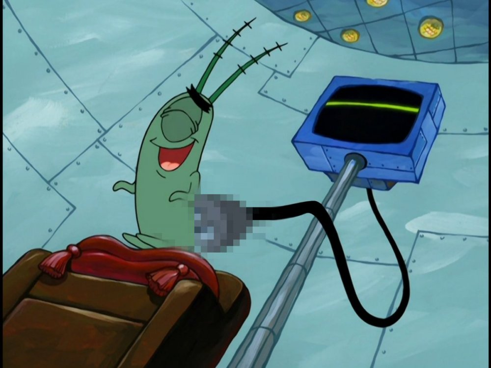 Карен и планктон из губки Боба