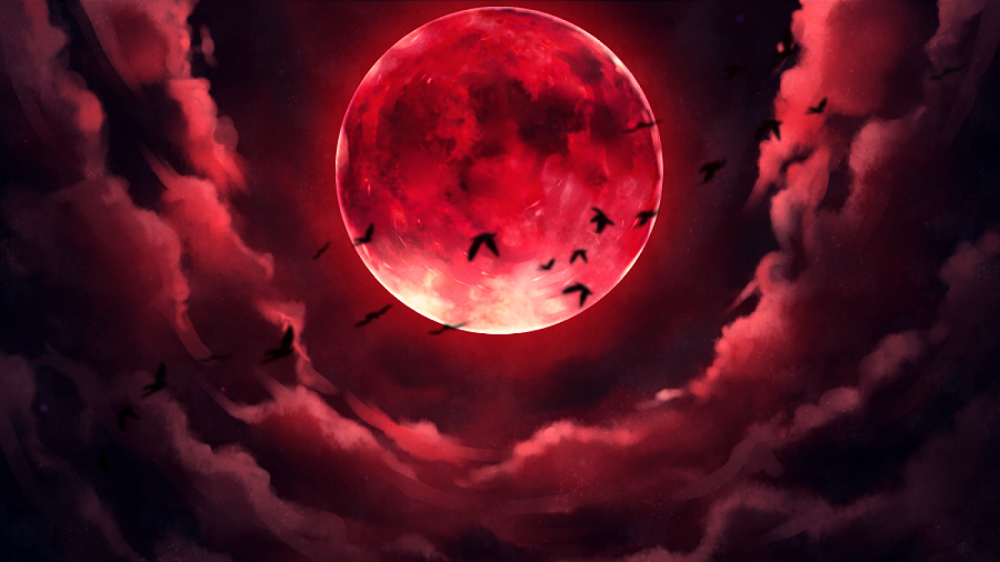 Красная Луна вечное Цукиеми