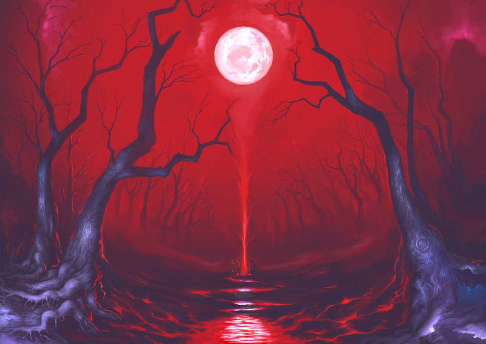 Кровавая Луна явление
