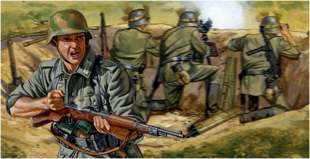 Немецкий пехотинец второй мировой войны