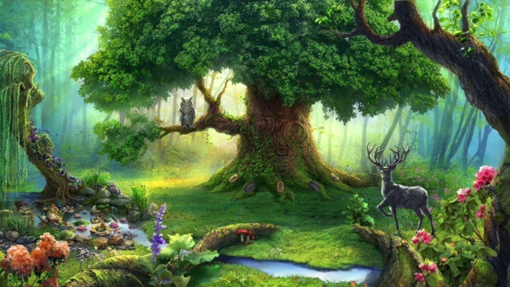 Волшебный сказочный лес