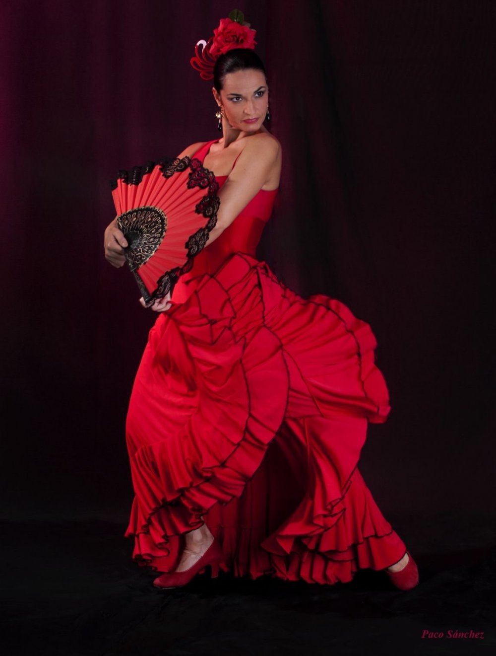 Испанская танцовщица фламенко