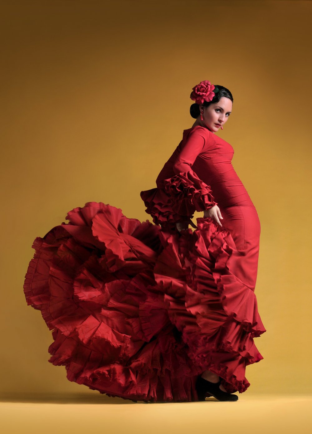 Испанская танцовщица фламенко