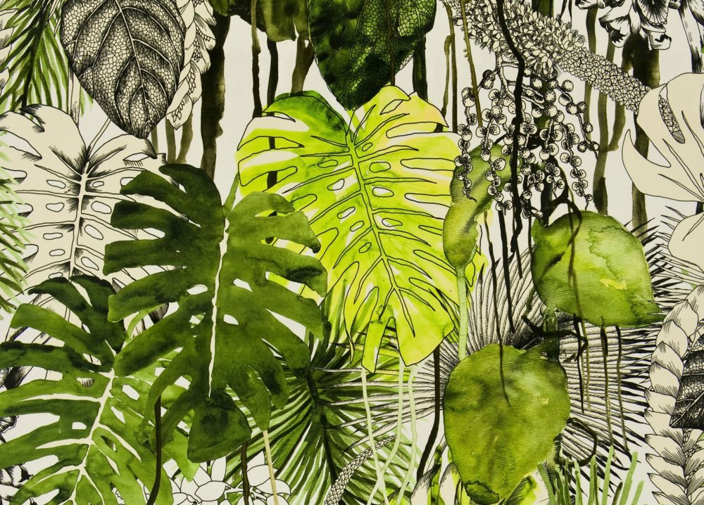 Аффреско листья тропические