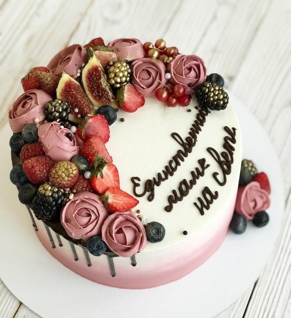 Красивый торт для мамы