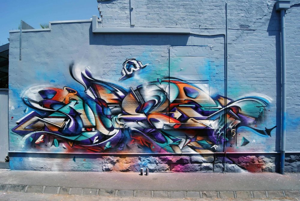 Красивые граффити на стенах