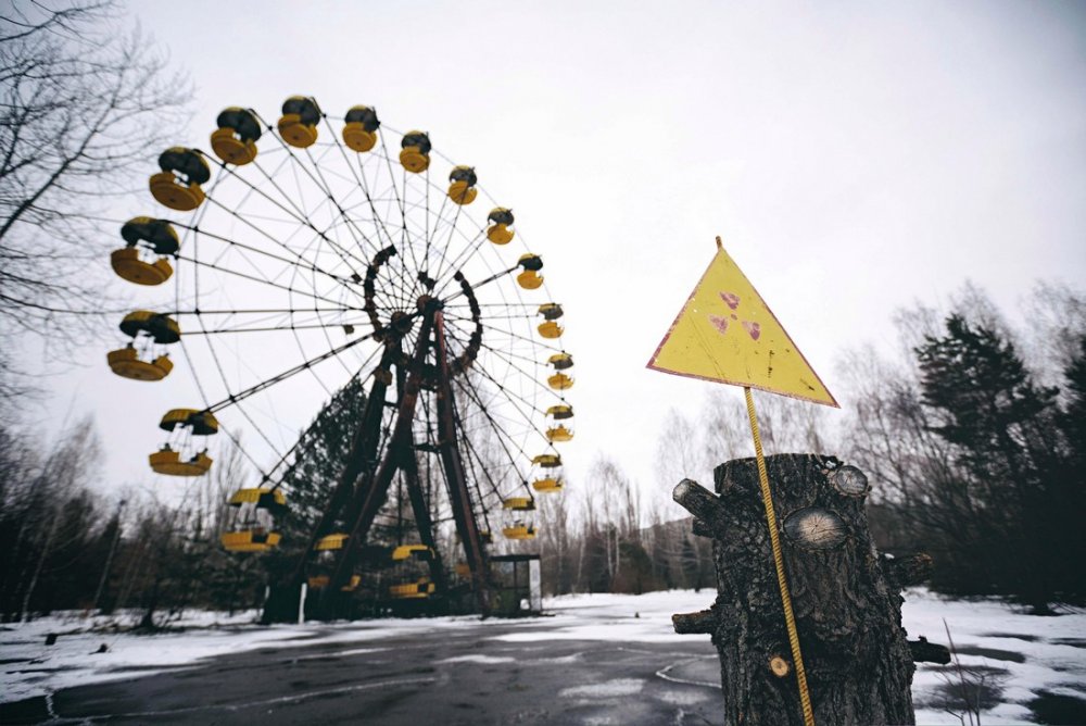 Чернобыль зона отчуждения 1986
