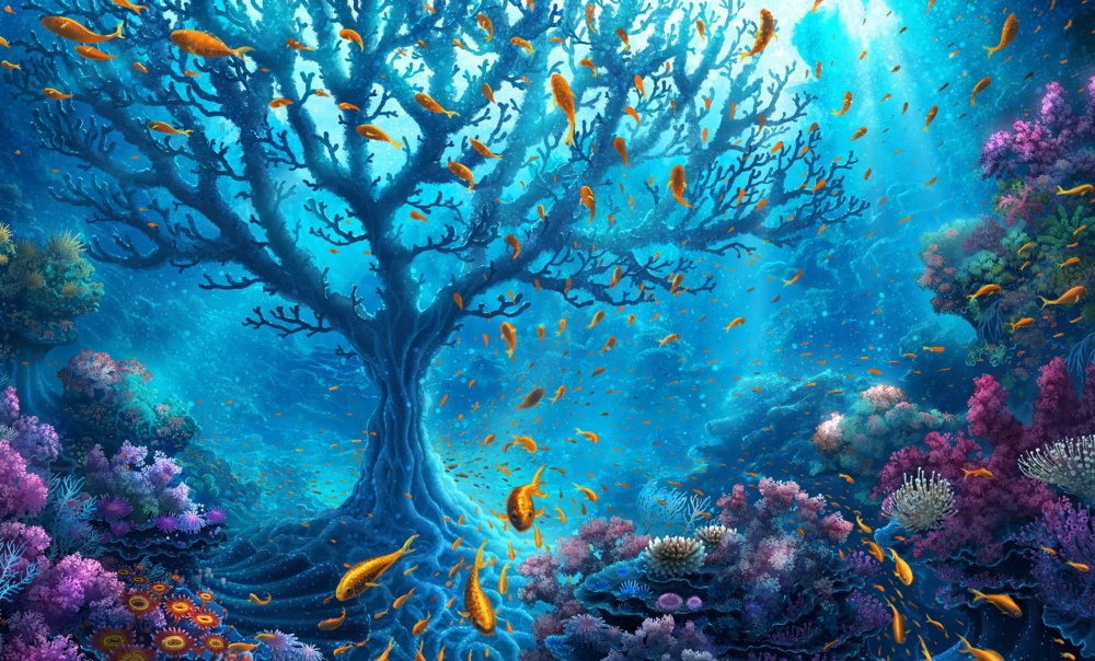 Красивые подводные пейзажи