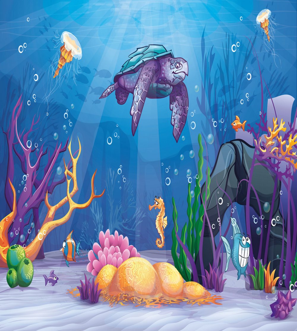Рисунок подводного царства