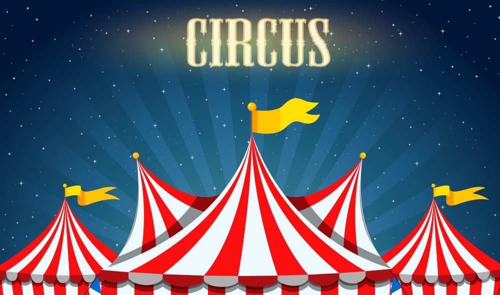 Фон для фотошопа цирк