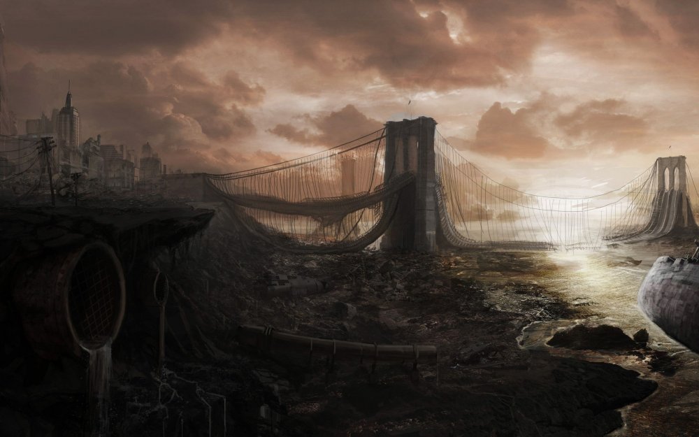 Бруклинский мост постапокалипсис