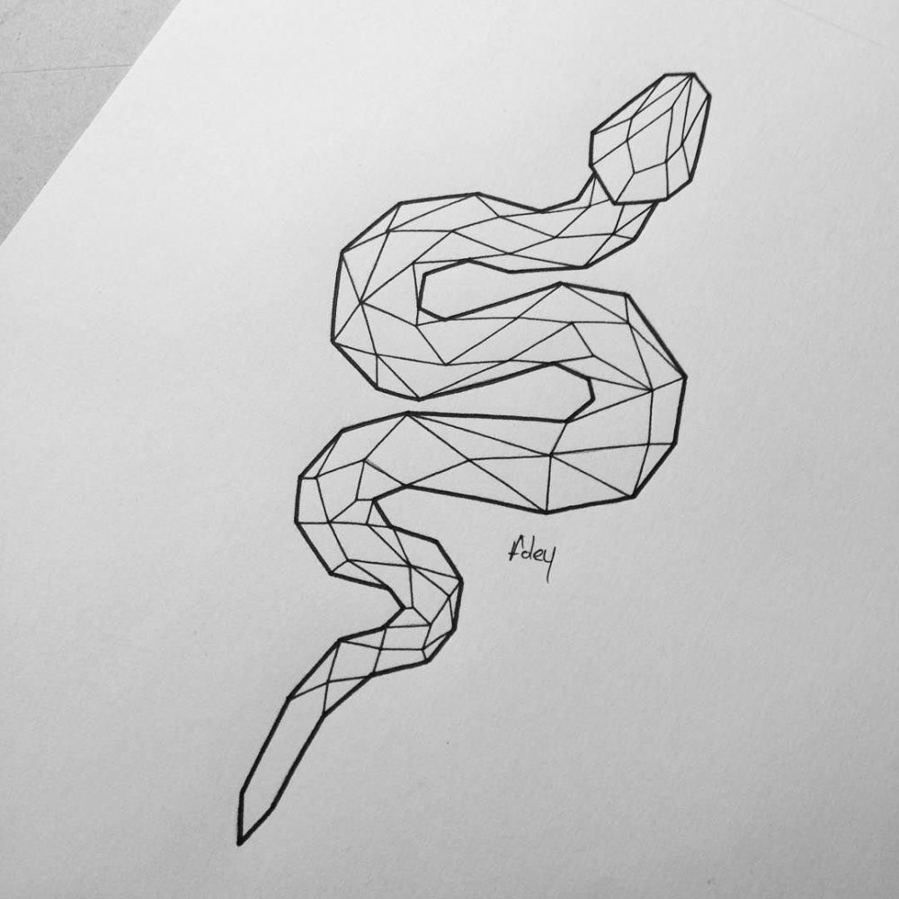 Змея лайнворк