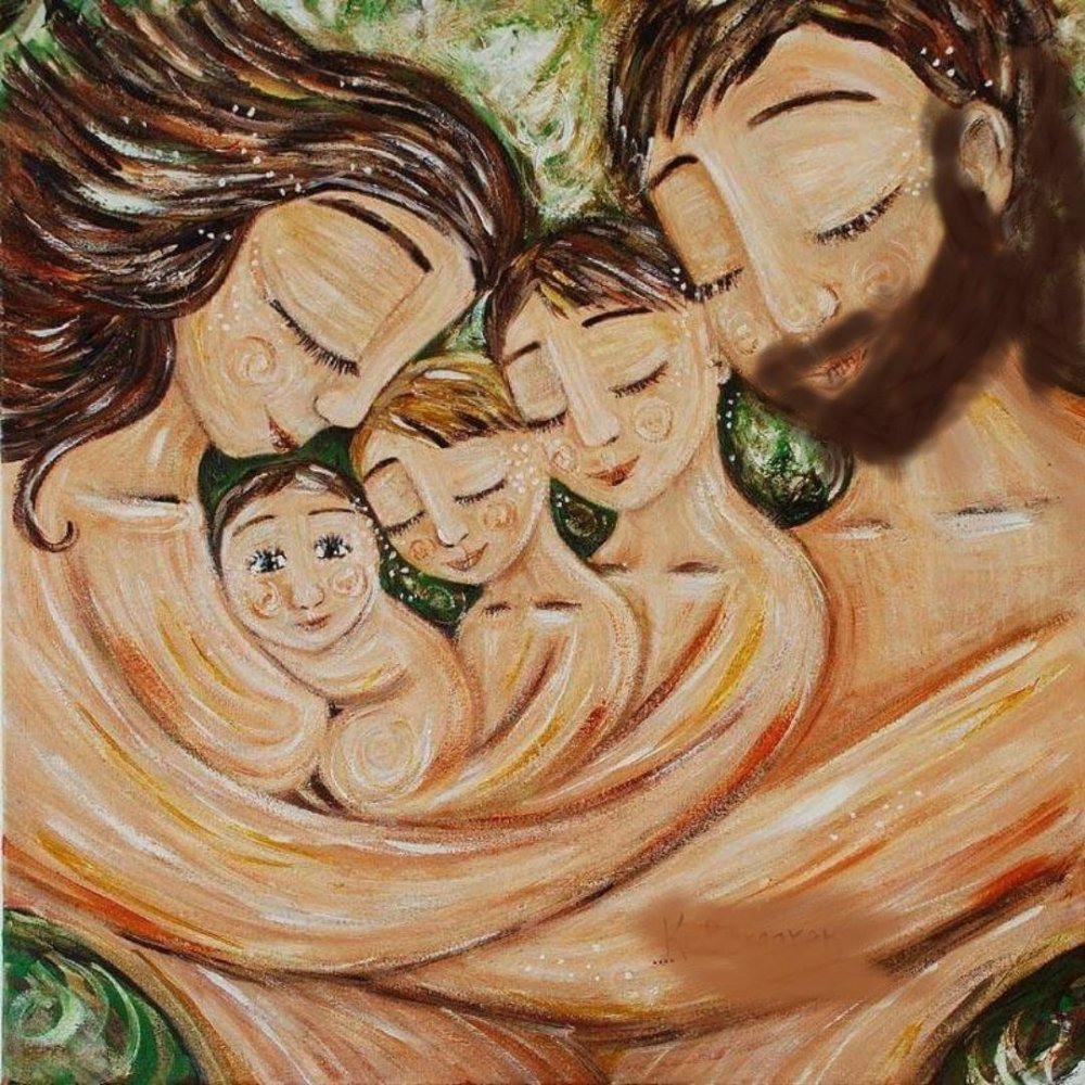 Кэти Берггрен картины семья