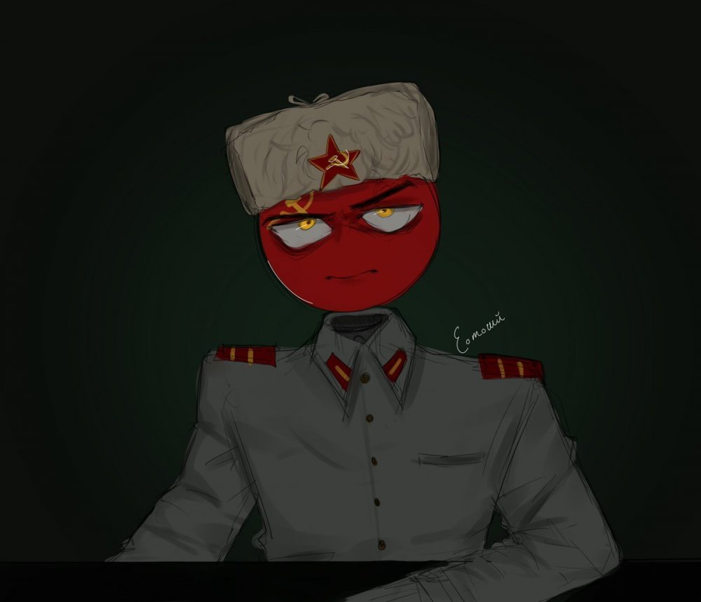 Советский Союз арт Countryhumans