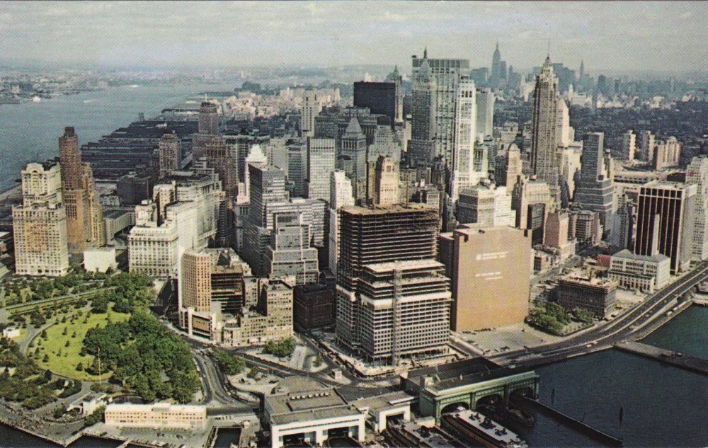 Манхэттен в Нью-Йорке 1969