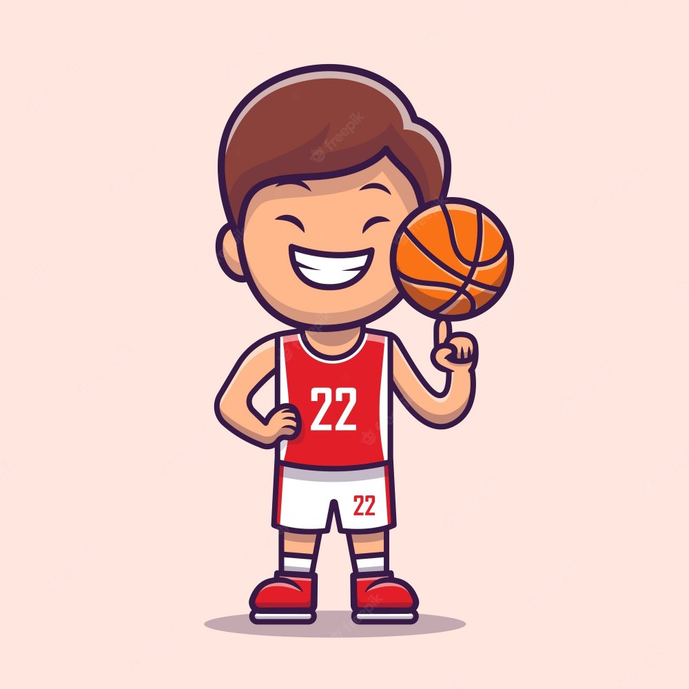 Баскетболист мультяшка