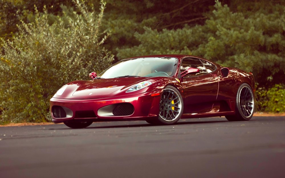 Ferrari f430 темно красный