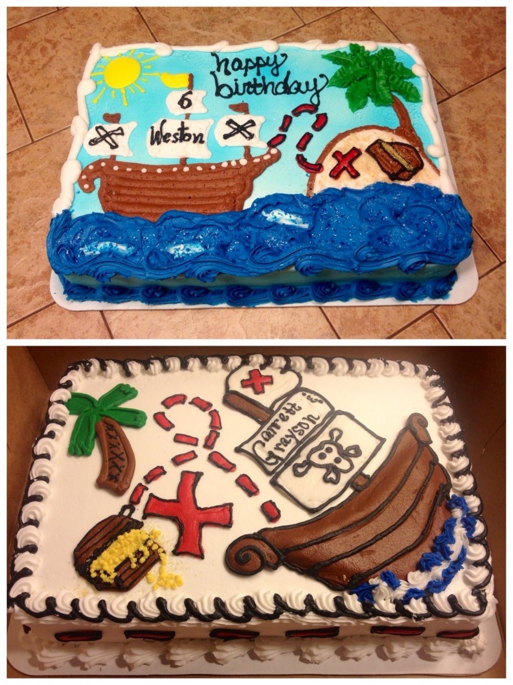 Торт пиратский для мальчика 6 лет