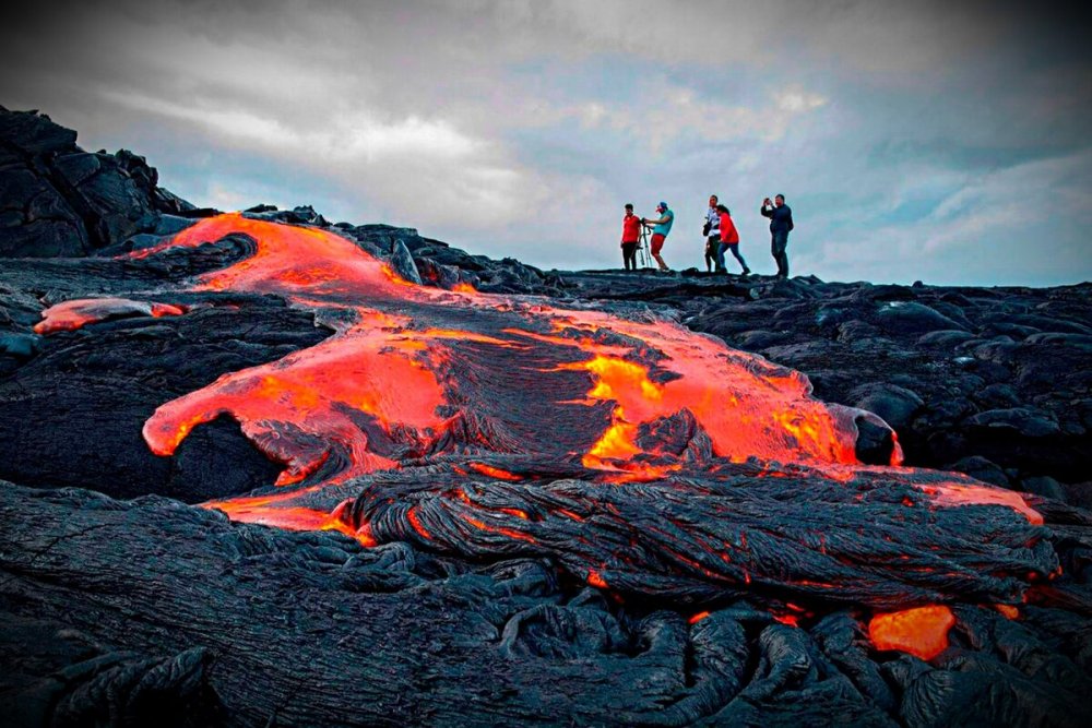 Гавайи извержение Мауна Лоа