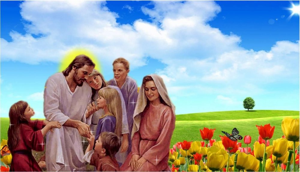 Иисус в окружении детей