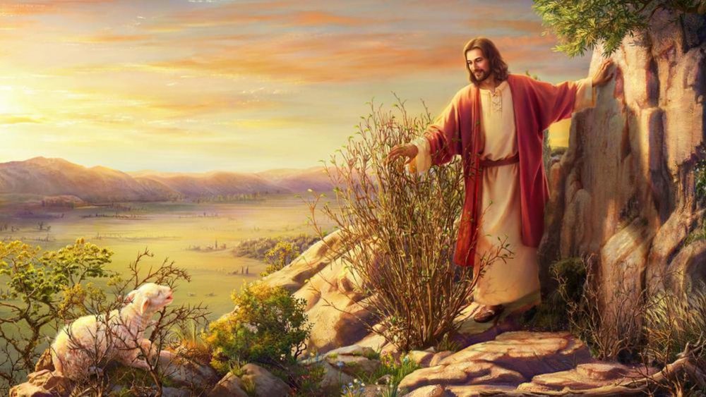 Иисус на горе Елеонской