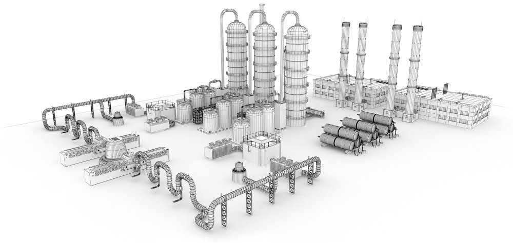 Производственная модель нефтеперерабатывающего завода