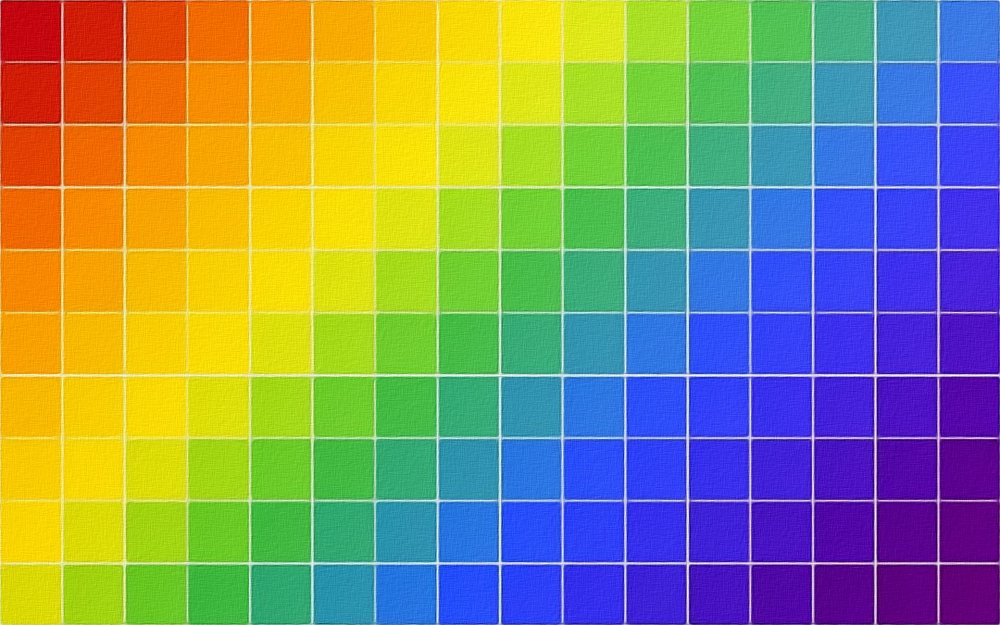 Квадратики разных цветов