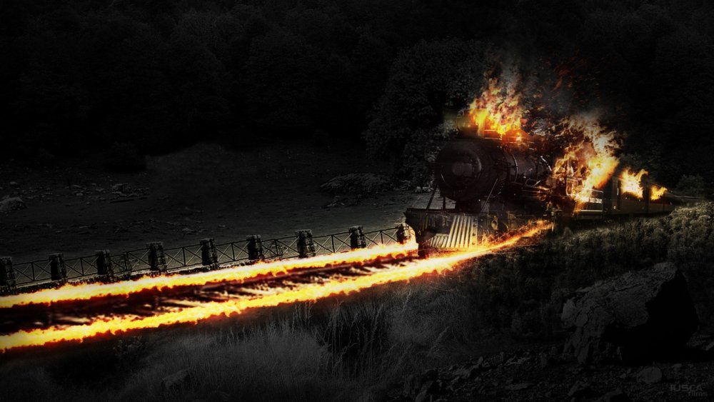 Поезд в огне
