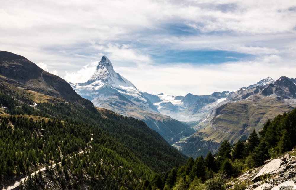 Гора Маттерхорн в Швейцарии