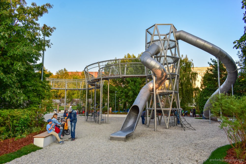 Парк Горького Москва детская площадка