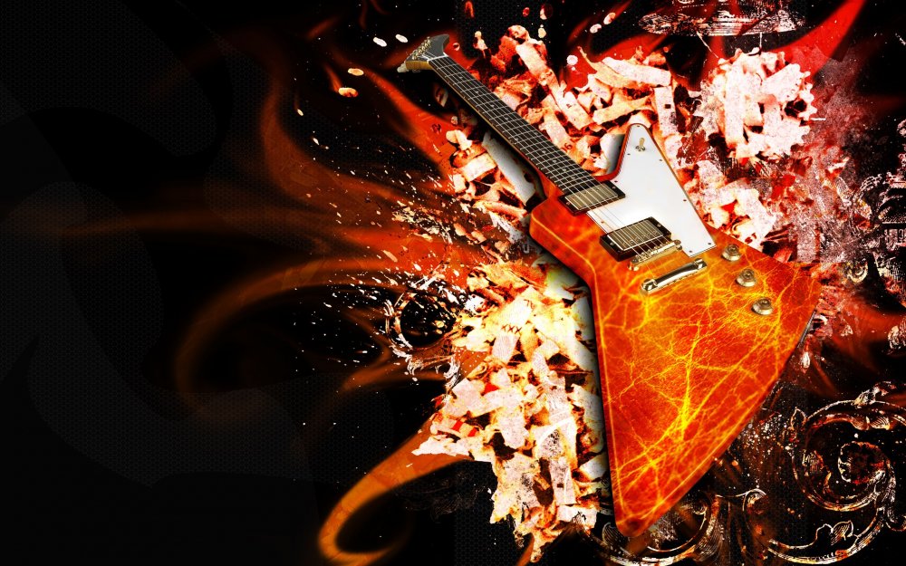 Гитара в огне