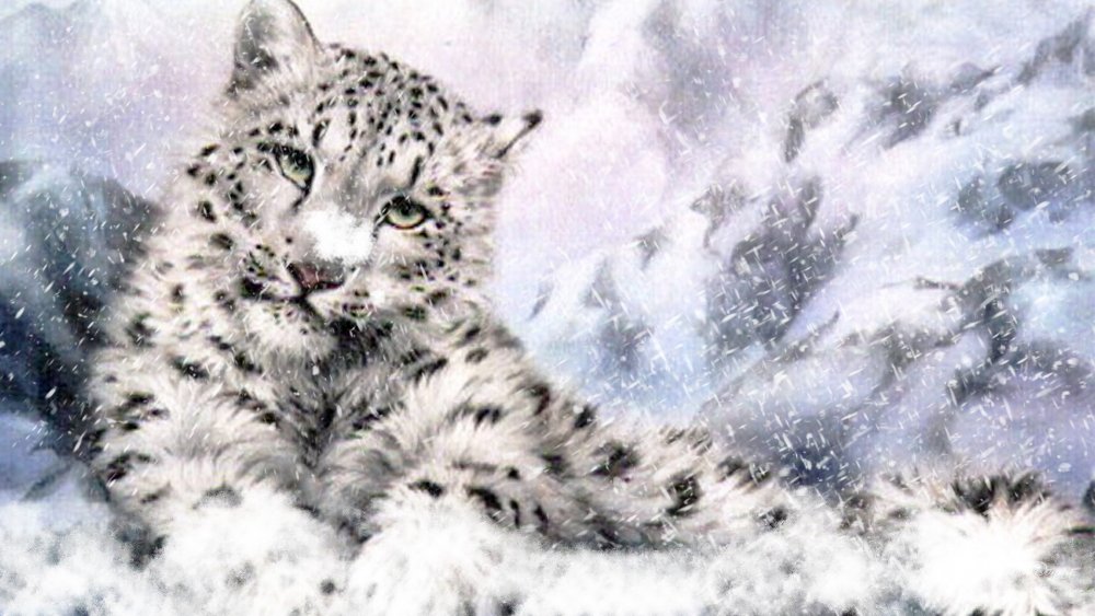 Коты Воители снежный Барс