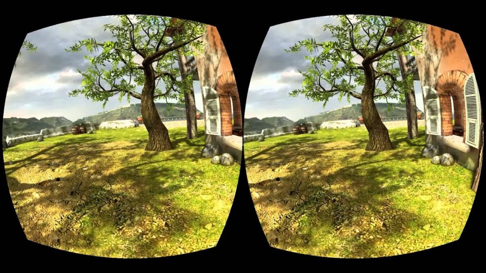 Изображение для очков виртуальной реальности
