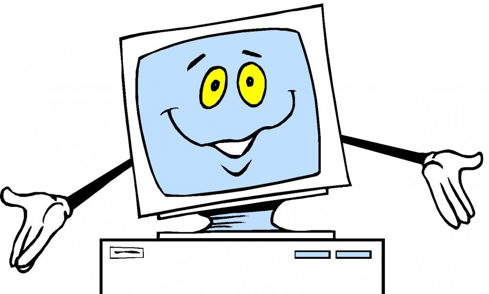 Компьютер с улыбкой