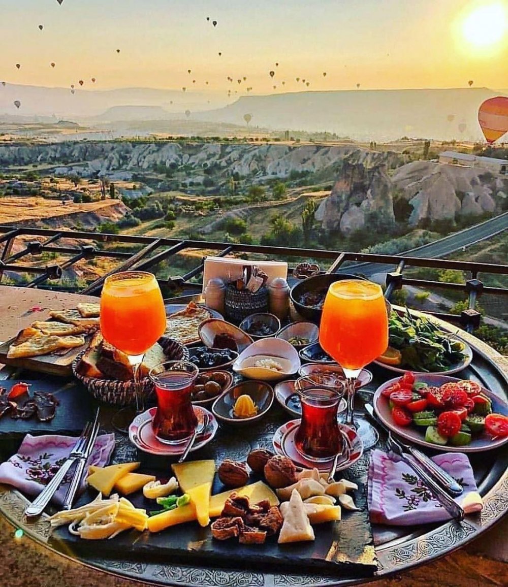 Турецкий завтрак в Каппадокии