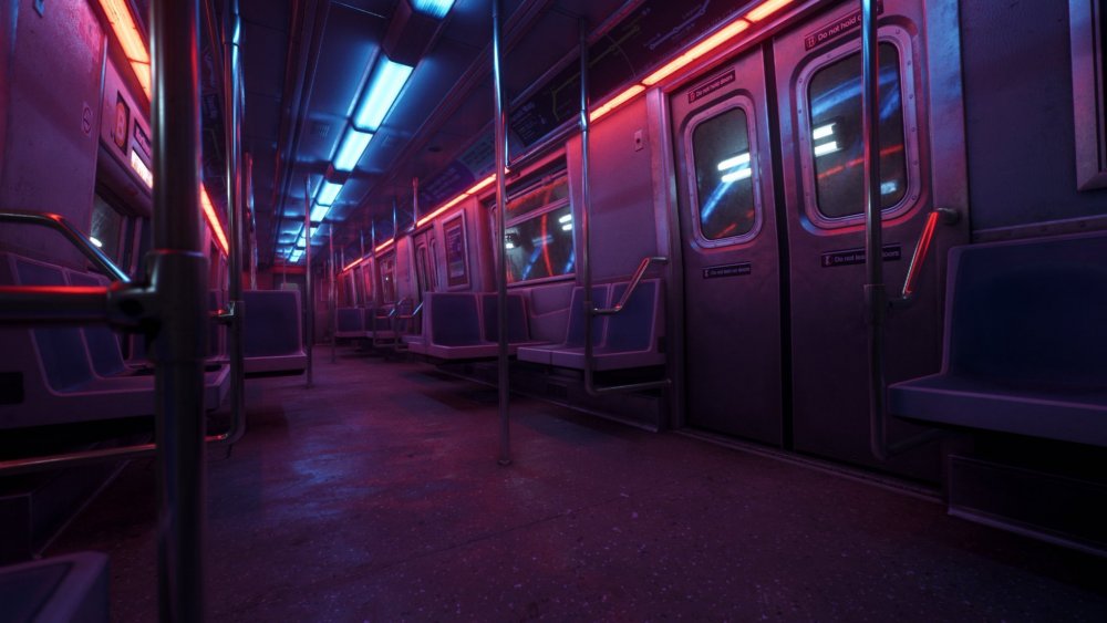 Cyberpunk 2077 станции метро