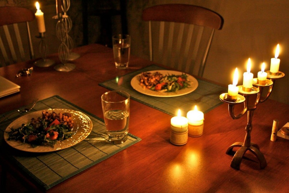 Свечи для романтического ужина