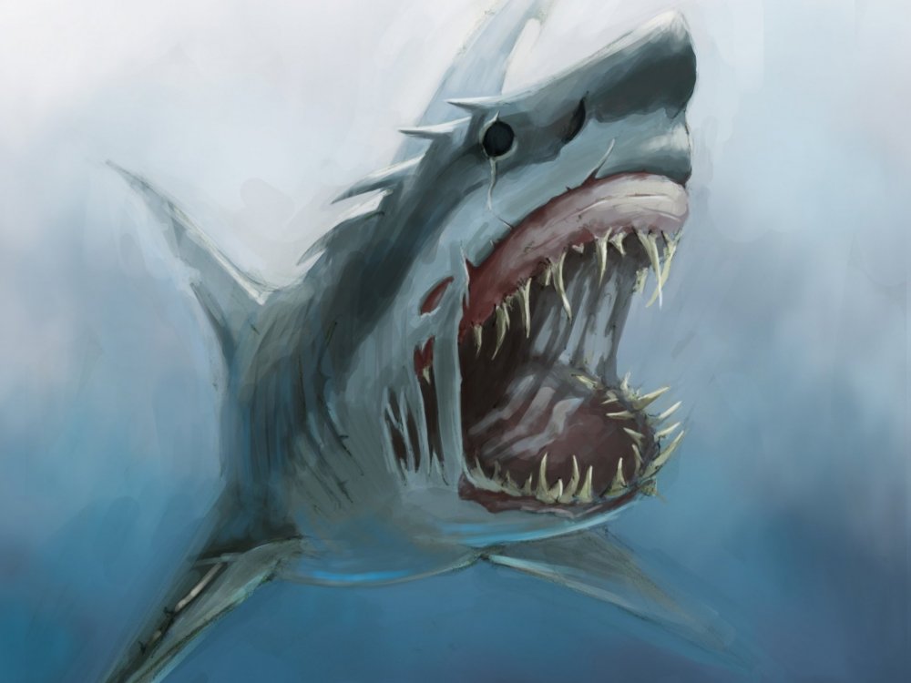 МЕГАЛОДОН акула монстр