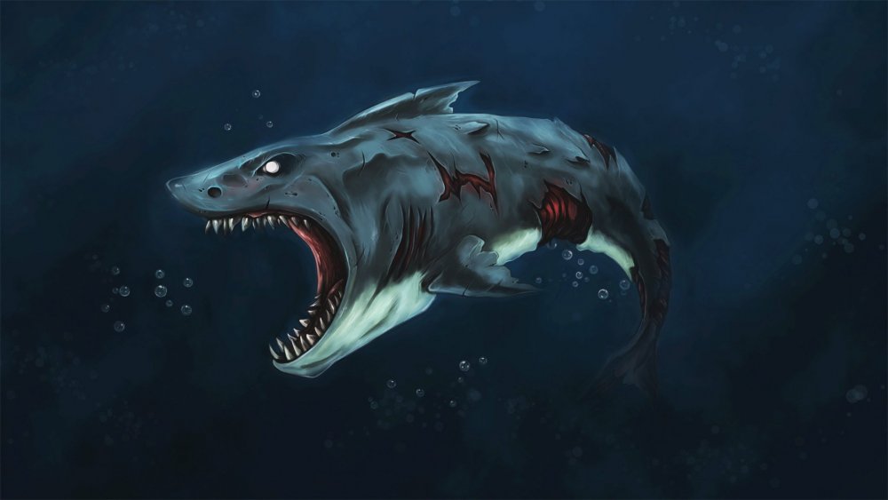 Белая акула монстр