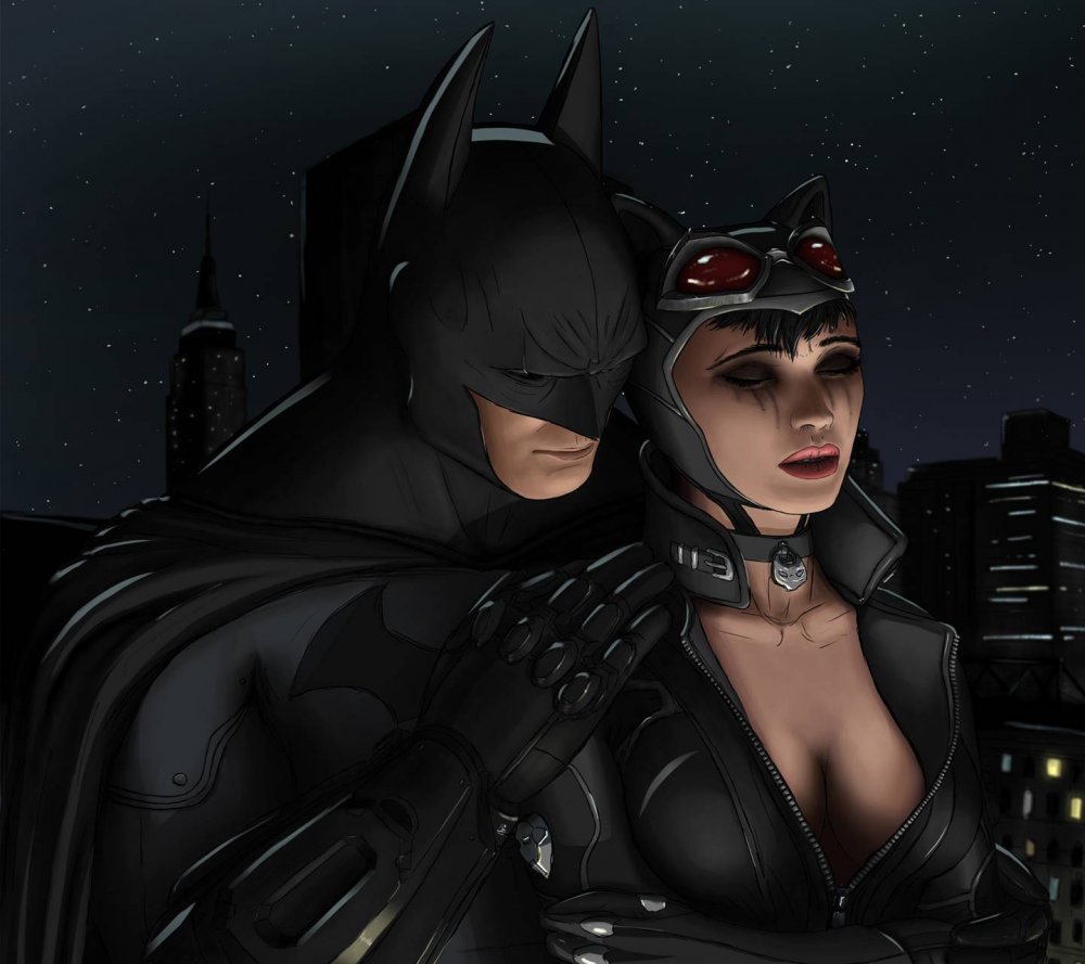 Бэтмен и женщина кошка 2022 поцелуй