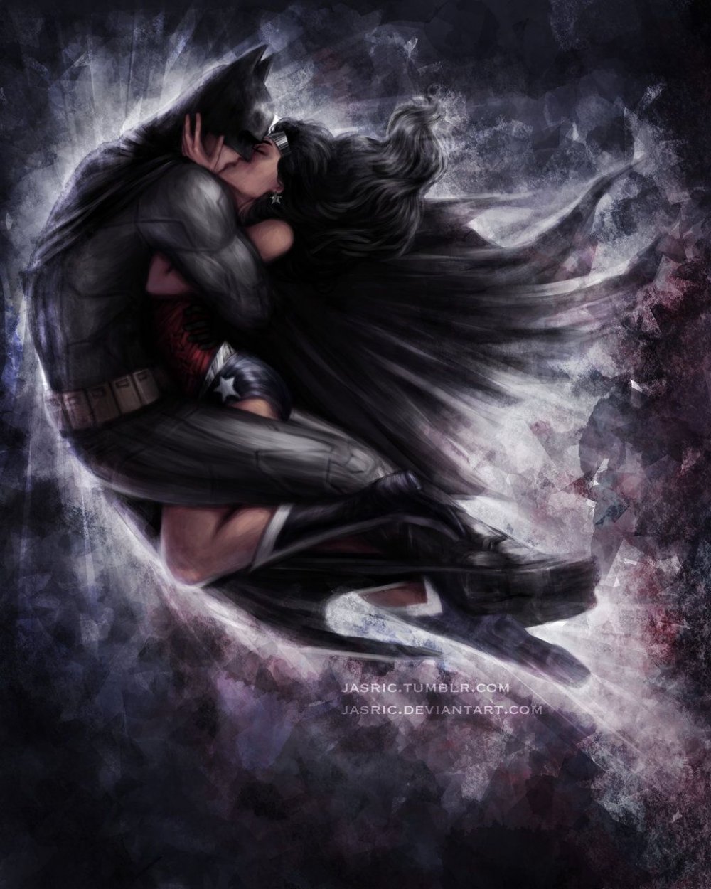Бэтмен и женщина кошка любовь