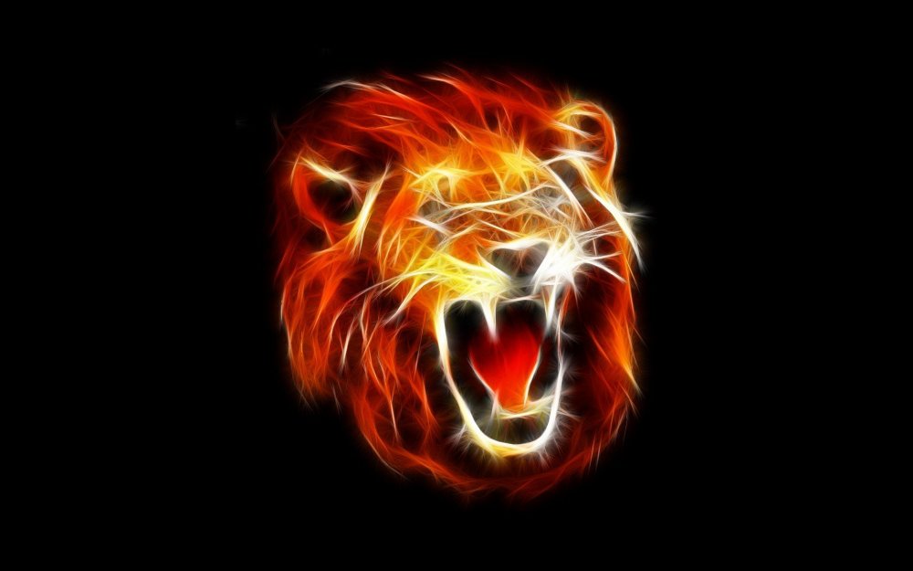 Лев в огне