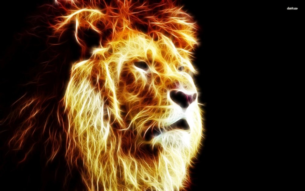 Лев с огненной гривой