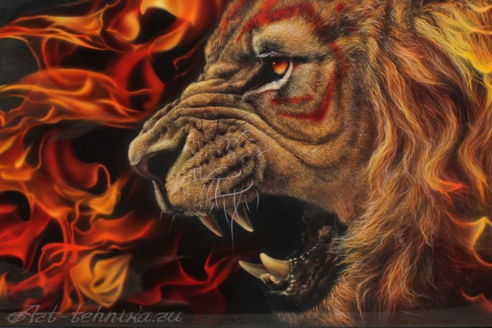Красный Огненный тигр