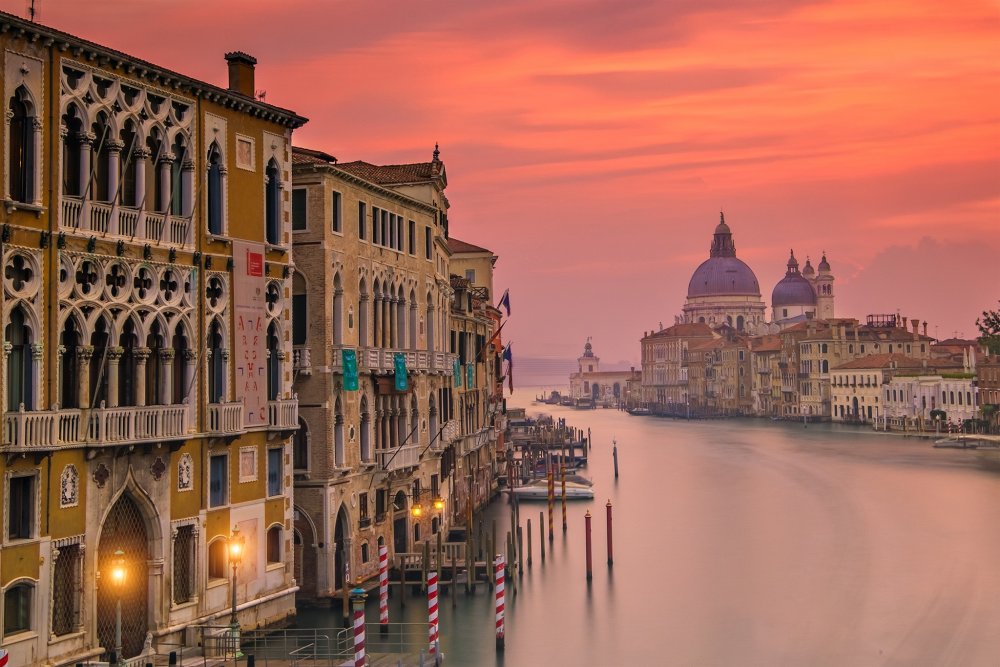 Вид с моста Академии Венеция