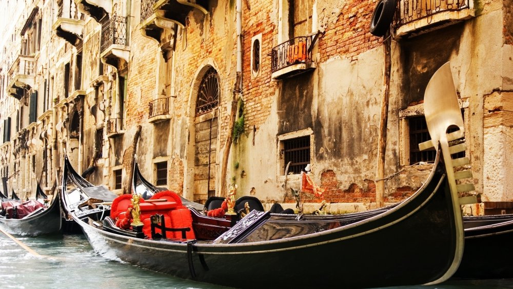Italy Венеция гондольеры